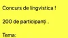 BANC | 200 de participanți la concursul de lingvistică