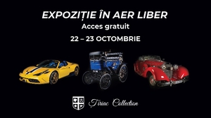 Țiriac Collection organizează, pentru al doilea an consecutiv, o expoziție auto unicat, în aer liber, cu acces gratuit, în weekendul 22-23 octombrie 2022