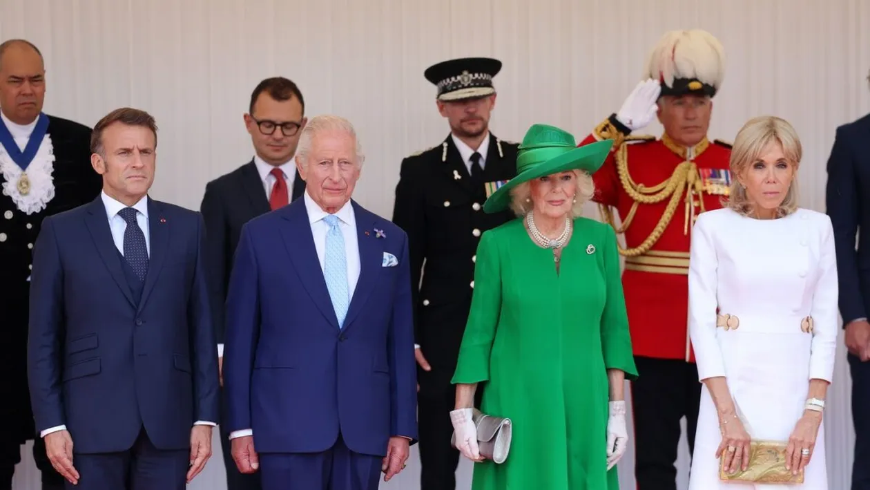 Emmanuel Macron, ignorat de soția lui înainte să ajungă la castelul Windsor. Gestul făcut de Brigitte i-a făcut pe toți să-și dea coate