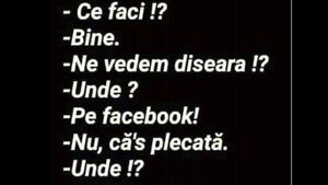 Bancul sfârșitului de săptămână | "Ce faci, ne vedem diseară?"