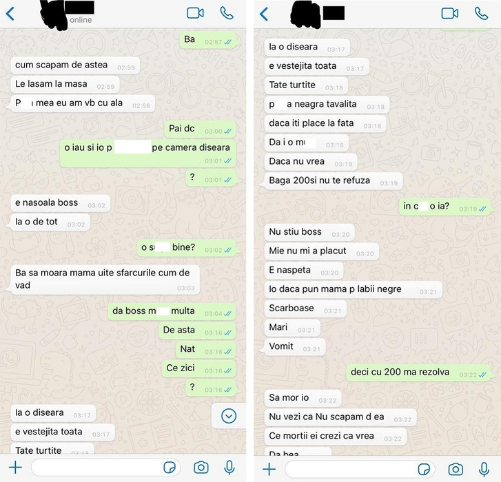 Convorbirile uluitoare între juniorul politicianului și prietenul său
