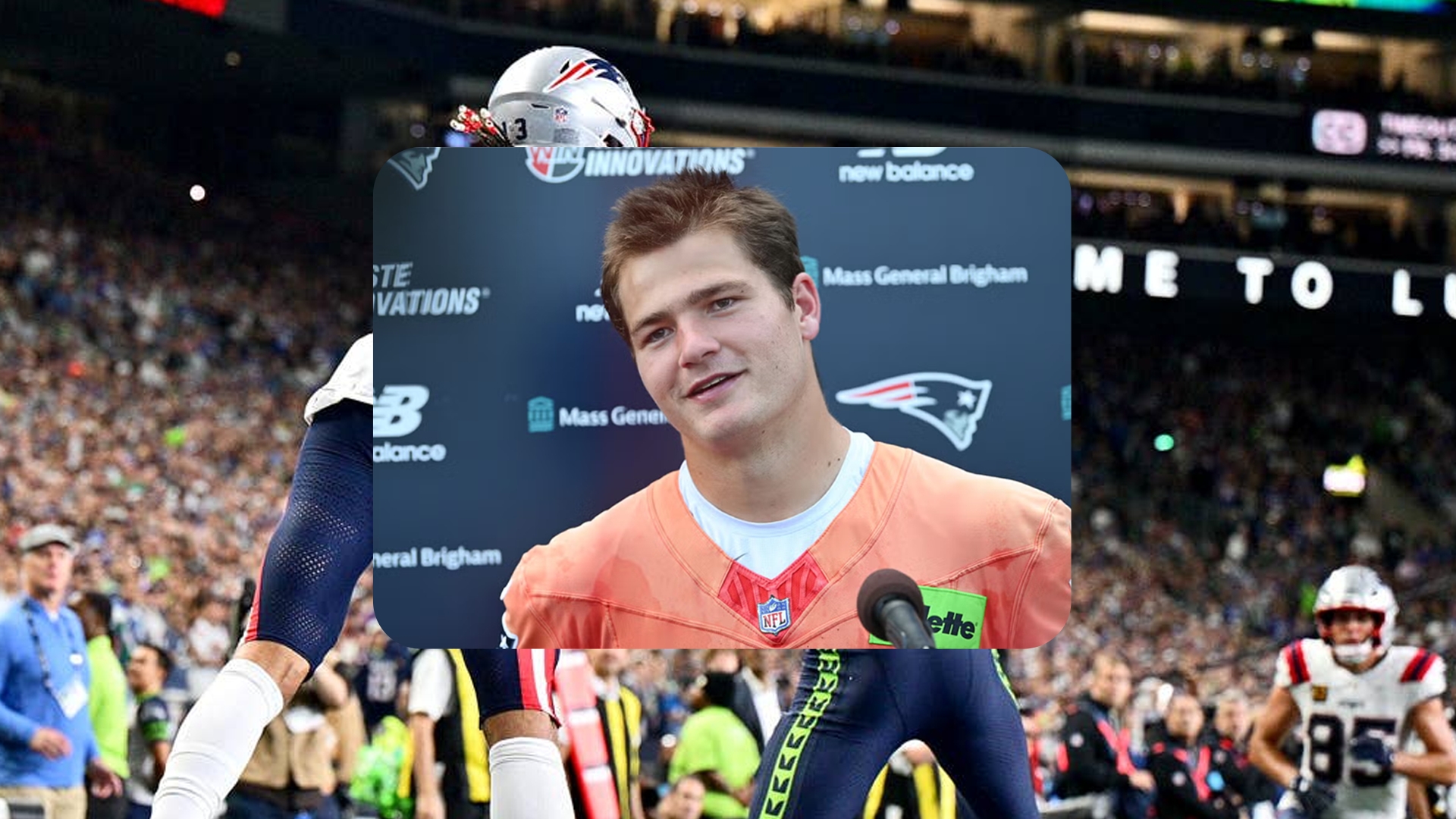 Starul NFL recunoaște cine face legea în casă! Drake Maye: „Dacă ceva merge prost, de obicei este vina mea”