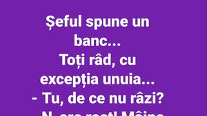 BANCUL ZILEI | Cine nu râde la glumele șefului