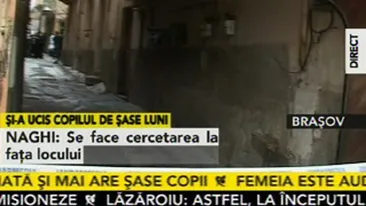 CAZ SOCANT la Brasov! O femeie si-a ucis copilul in centrul orasului. Bebelusul de sase luni a fost decapitat!