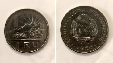 Mai ții minte moneda de 1 leu de pe vremea lui Nicolae Ceaușescu? Cu ce sumă de bani se vinde acum, în martie 2023