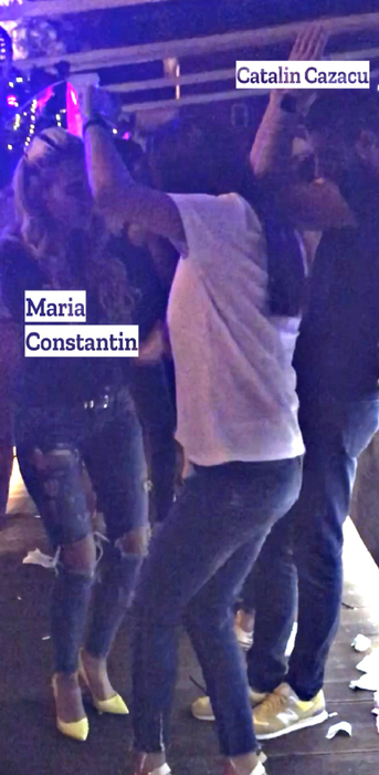Maria Constantin a dansat în fața sportivului