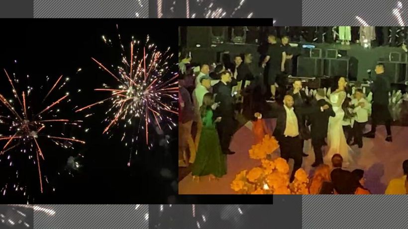 Au încununat nunta regească: spectacol incredibil de artificii! Florin Salam și soția lui au pregătit un moment surpriză pentru cei 250 de invitați!