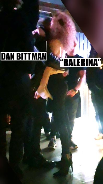 Dan Bittman și "balerina", îmbrățișați la NUBA