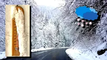 Prognoza meteo în Vinerea Mare. Zonele din România care vor fi cuprinse de viscol și ninsori neașteptate