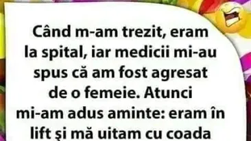 BANC | Când m-am trezit, eram la spital, iar medicii mi-au spus că am fost agresat de o femeie