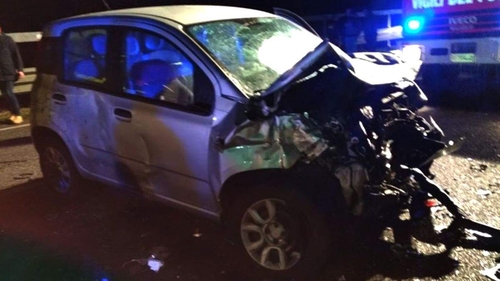 Imagini terifiante de la accidentul cu patru români morți în Italia