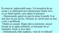 BANC | Domnișoară, puteți să stați la mine în poală!