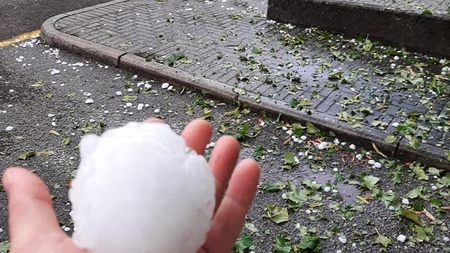 Vremea a făcut RAVAGII în România. Grindina a distrus munca oamenilor: „Nu mai e nimic!”