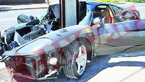 Au facut praf un Ferrari