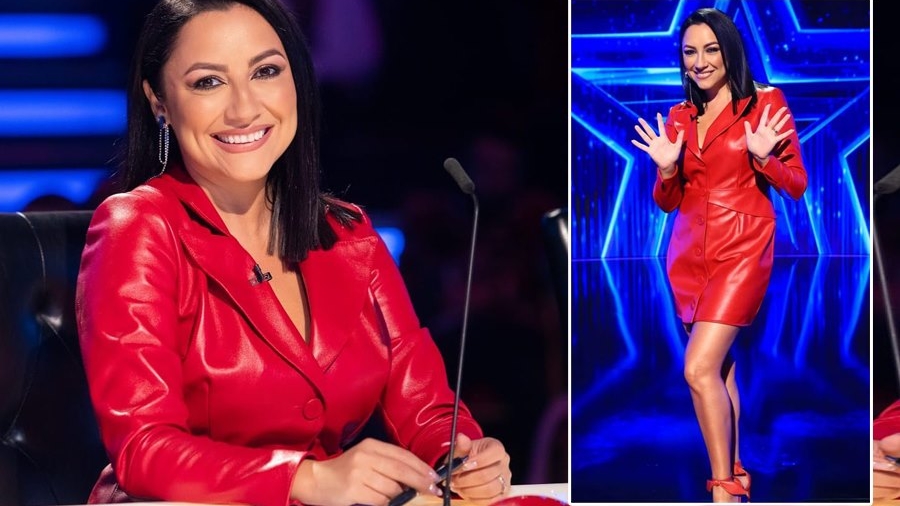 S-a aflat secretul sarafanului de piele de culoare roșie, purtat de Andra Măruță la preselecțiile Românii au Talent de la Pro TV