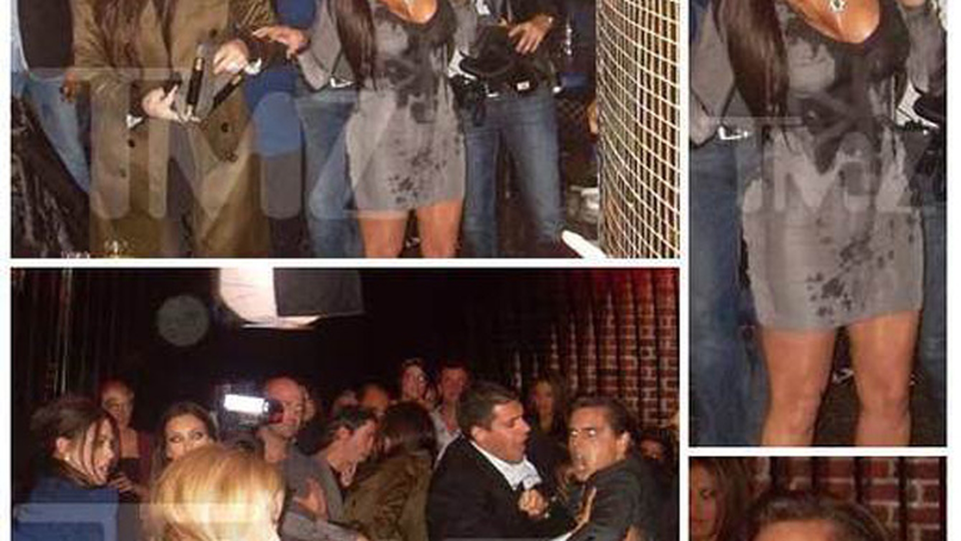 Kim Kardashian, udata din cap pana in picioare cu sampanie de o femeie geloasa!