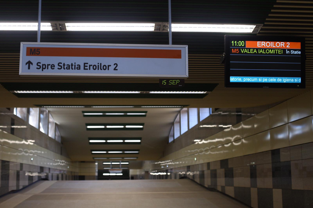 Magistrala de metrou Drumul Taberei – Eroilor s-a deschis astăzi. A avut loc un incident la apariția președintelui