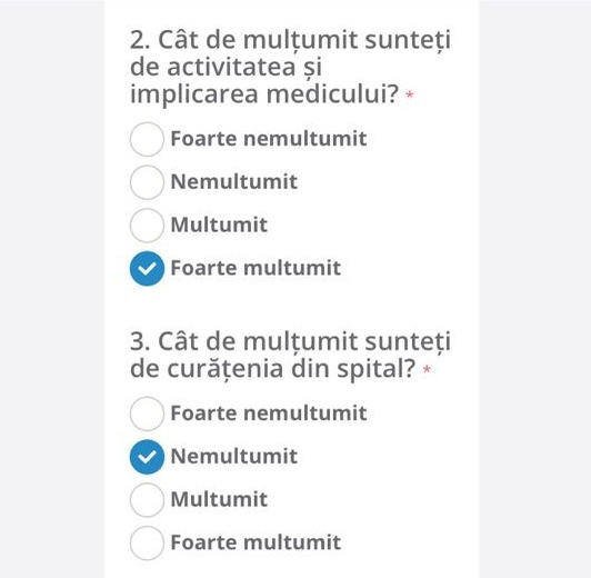 Incredibil! Cum încearcă Ministerul Sănătăţii să afle de la pacienţi daca dau şpagă medicilor de la Spitalul Fundeni