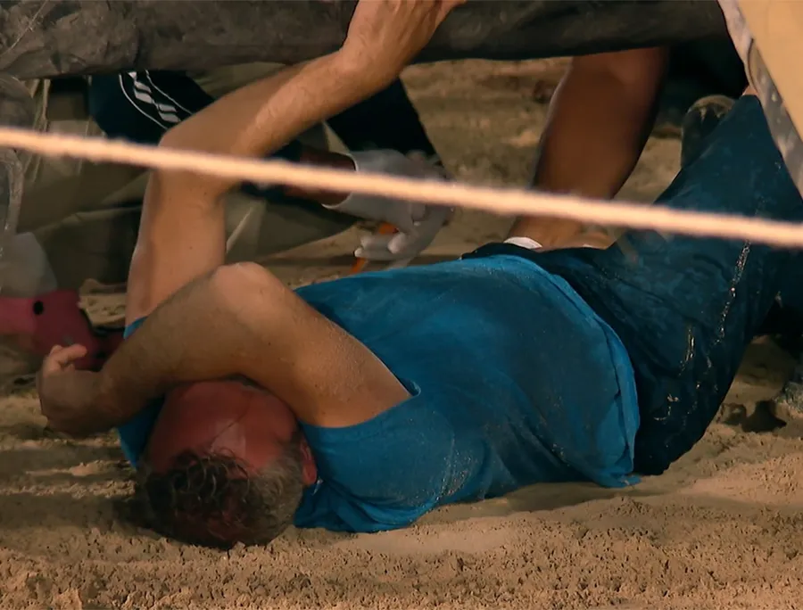 Imagini sfâșietoare. Cum a reacționat Bella Santiago când și-a văzut soțul accidentându-se. SURSA FOTO: Captură Antena 1