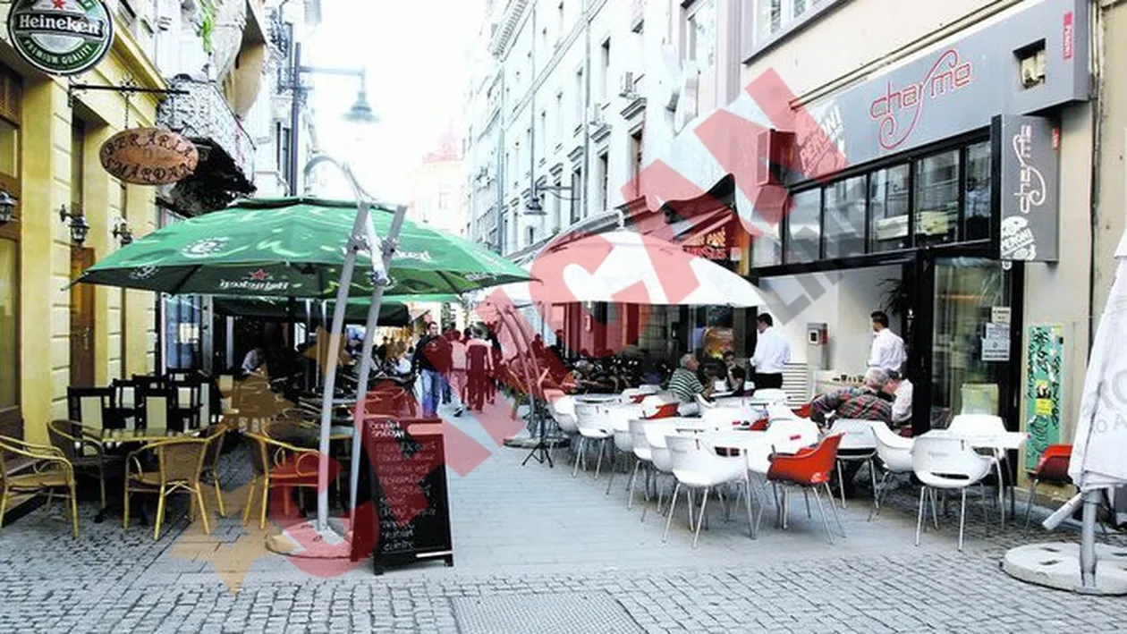 20 de tineri s-au luat la bataie in centrul vechi al Capitalei