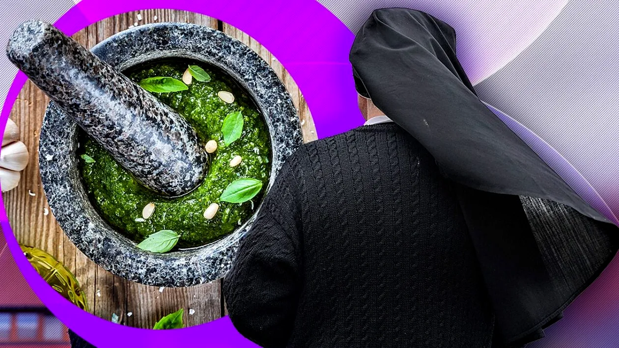 Rețeta zilei 20 decembrie. Pesto românesc, „șmecheria” măicuței Alexia Strugariu, de la mănăstirea Voroneț