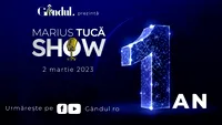 Marius Tucă Show aniversează 1 an de excelență la Gândul.ro. Zeci de emisiuni fabuloase, invitați de marcă, milioane de vizualizări