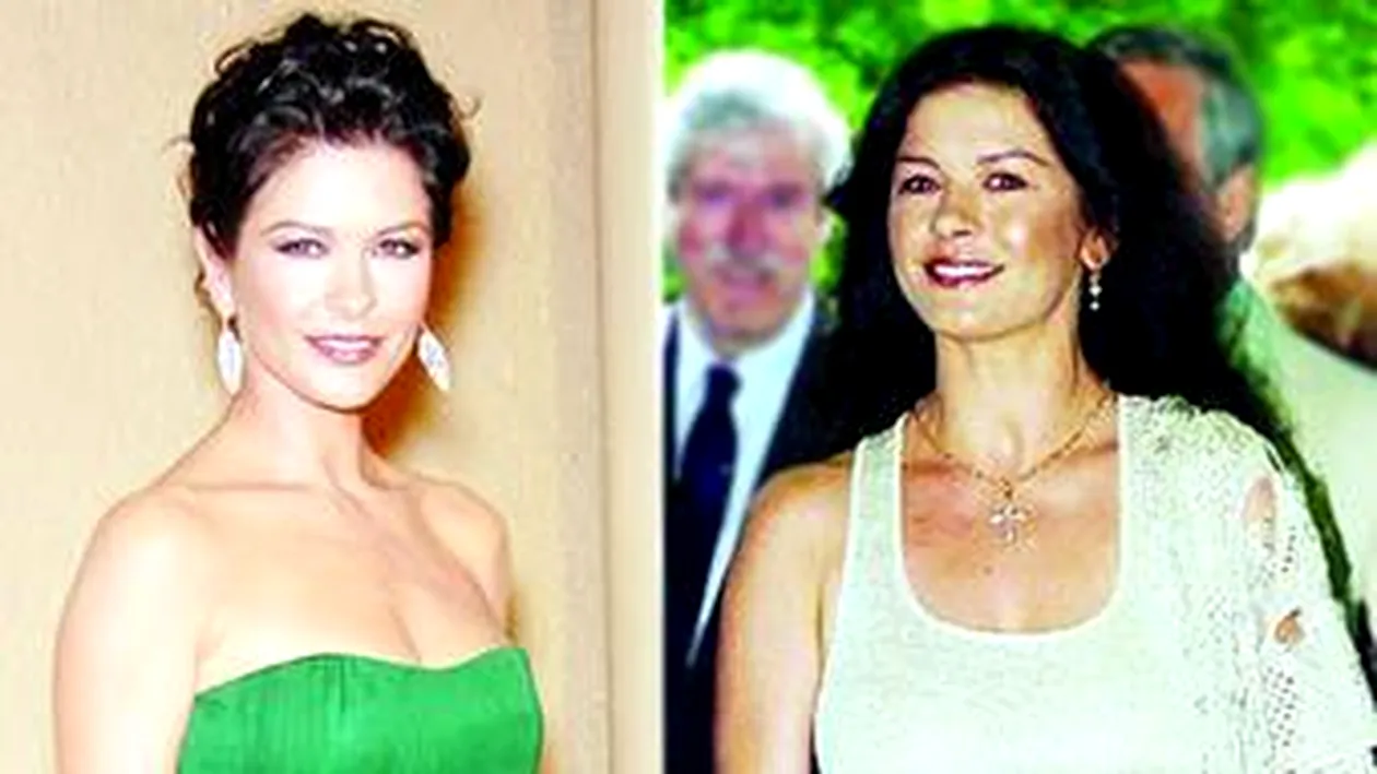 Catherine Zeta-Jones a slabit facand amor