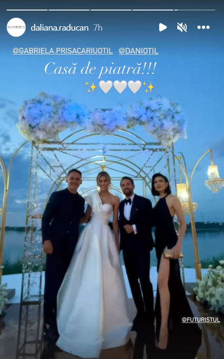 Daliana Răducan, Răzvan Simion, Gabriela Prisăcariu, Dani Oțil / Foto: Instagram