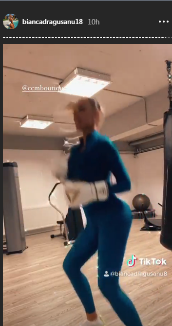 Atenție, Daria! Nu-i de glumit cu Bianca Drăgușanu! S-a apucat de kickboxing și lovește năprasnic