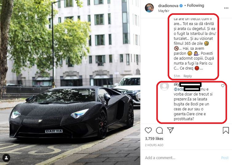 Daria Radionova, decizie categorică după ce Bianca Drăgușanu a făcut-o prostituată! Avem dovezile pe care le-a șters de pe Instagram | FOTO