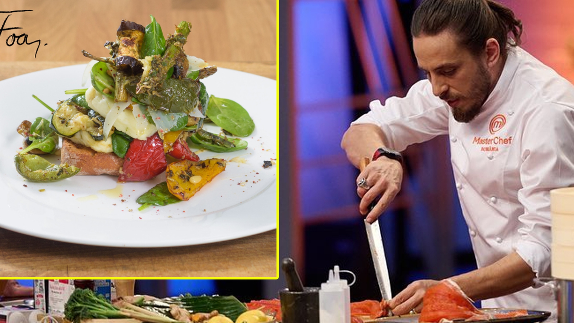 Cea mai tare rețetă de post a lui chef Foa de la Pro TV: Haloumi și salată de legume la grătar