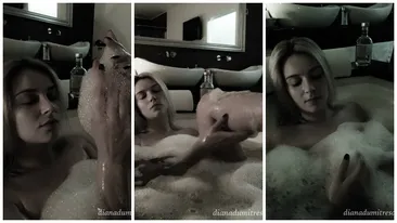 Imagini fierbinţi! DIANA DUMITRESCU, goală în baie. ”Se joacă cu...”