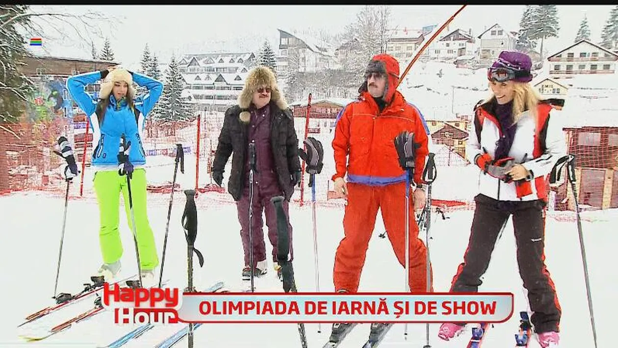 Haos pe partia de schi cu Palade, Ţociu, Jasmine şi Cocuţa! Imagini de senzaţie cu gaşca veselă pe pârtie!