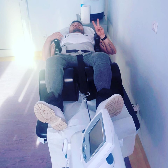 Tavi Clonda, imagini de pe patul de spital! Ce a pățit soțul Gabrielei Cristea