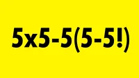 TEST IQ | Cât fac 5x5-5(5-5!)? Geniile dau răspunsul în 40 de secunde