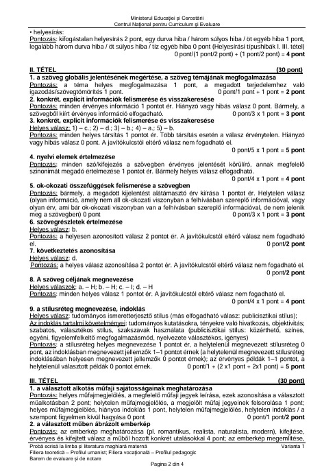 Bacalaureat 2025. Barem de notare + Rezolvarea subiectelor la limba maghiară, germană, ucraineană, italiană, sârbă și croată