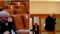 Bătaie în Parlament. Dan Vîlceanu, acuzat că l-a lovit cu genunchiul în nas pe Florin Roman. VIDEO