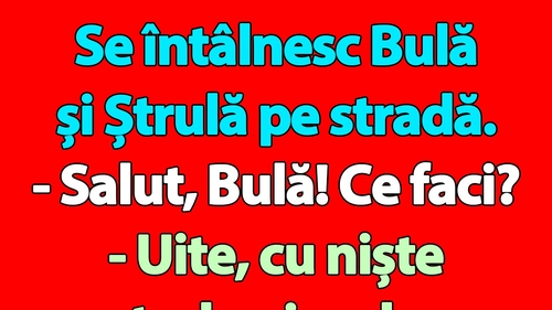 BANC | Bulă și Ștrulă se întâlnesc la Piața Sudului