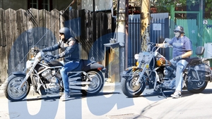 Gabi Balint si Bogdan Stelea senzatie pe doua roti! Generatia de aur s-a motorizat
