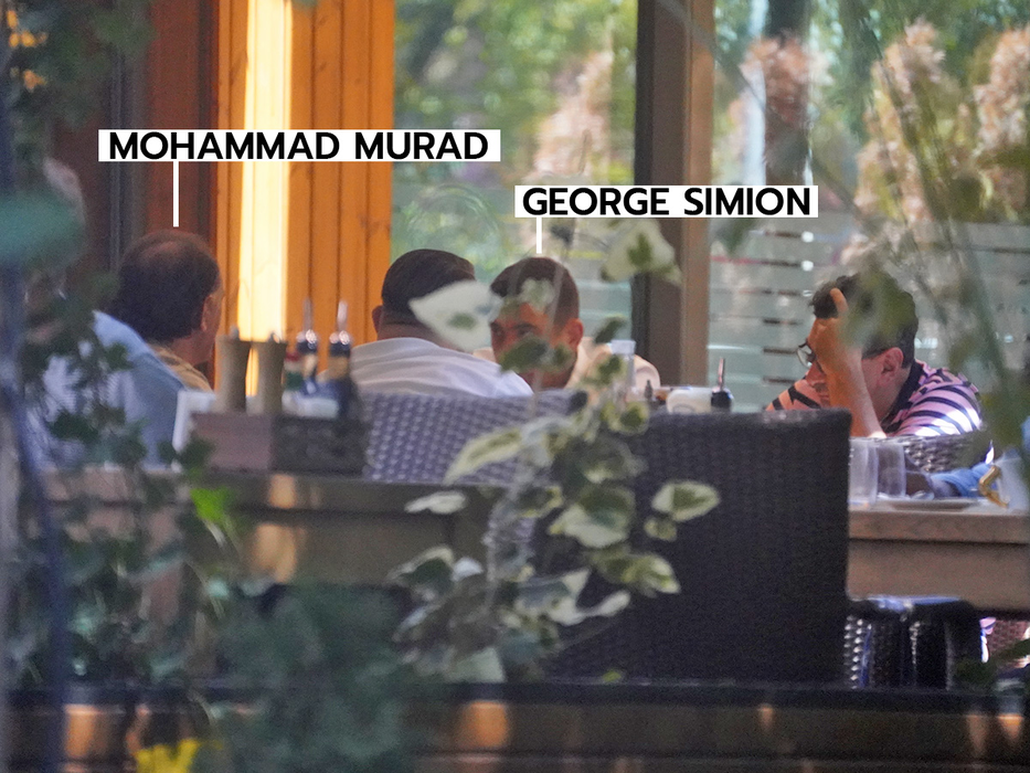 George Simion, președintele AUR, față în față cu Mohammad Murad (Foto: CANCAN.RO)