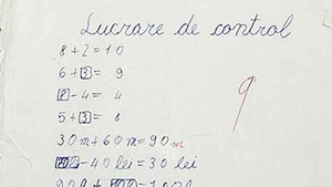 O fetita a socat toata scoala cu raspunsul ei! Cat fac 9 x 9? Vezi ce a scris in lucrare