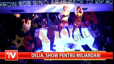 Delia a facut show pentru miliardari!