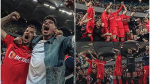 FCSB este noua campioană a României! Reacția lui Gigi Becali când a văzut că echipa lui a luat titlul după 9 ani: „Slavă Ție, Doamne”