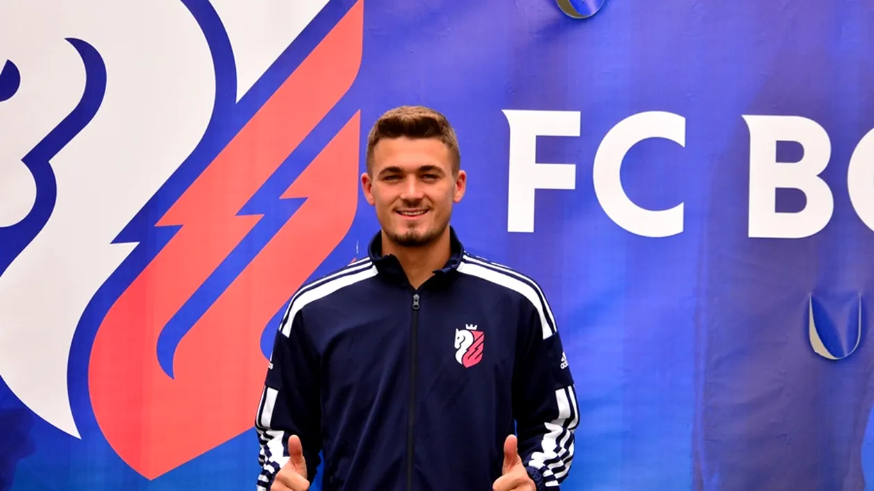 Perianu, împrumutat de FCSB la FC Botoșani: „Vreau să joc pentru că sunt tânăr!”