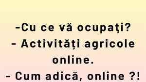BANCUL ZILEI | Activități agricole online