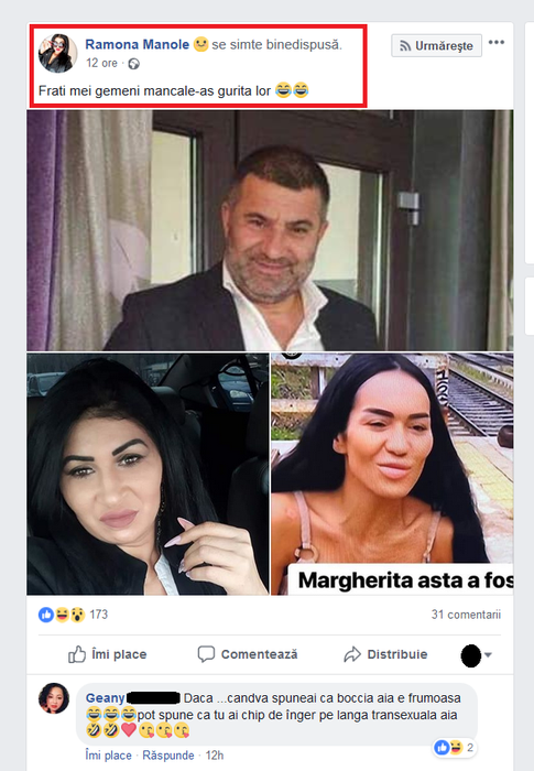 Ramona, fiica lui Ioniță de la Clejani, face mișto de sora ei, în plin scandal cu Codin Maticiuc! Ce poză a postat cu Margherita