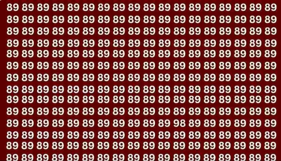 Iluzie optică virală: Găsește numărul 98. 