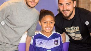 Nicuşor Stanciu şi Alexandru Chipciu, idoli pentru micuţii suporteri de la Anderlecht 