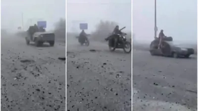 VIDEO Imagini parcă rupte din „Mad Max” pe frontul din Ucraina: cum intră armata lui Putin în Pokrovsk