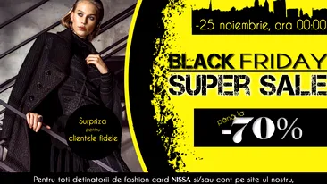 Ai auzit de BLACK FRIDAY SUPER SALE de la NISSA? Mii de produse cu reducere de până la -70%!!!